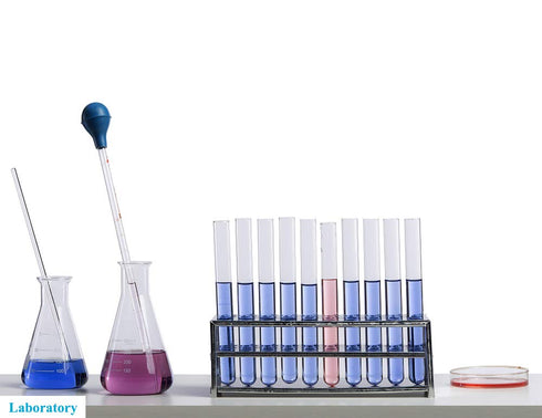 5PCS Thick Glass Graduated Dropper Pipettes, Fluid and Liquid Pipettors, 1ml 2ml 5ml with Caps and Washing Brushes