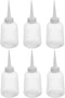Utoolmart 6pcs Squeeze Bottle - 250ml Plastic Glue Oil Wash Bottles for DIY Label Tattoo