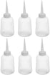 Utoolmart 6pcs Squeeze Bottle - 250ml Plastic Glue Oil Wash Bottles for DIY Label Tattoo