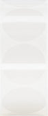 Hybsk 1000pcs Clear Circle Stickers, 1 inch Round Transparent Labels for Sealing