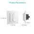AUDEEKON 12V DC59C 12V Switch for Roller Blinds - Single Pole On/Off Control - Compatible with RV Blinds, Roller