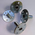 Broad Brimmed Top Hat Caster Socket for 7/16-inch Caster Stem, Set of Four (Piano)