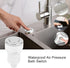 Denpetec Switch(White,Size:28mm) Air Pressure Bath Switch Tub Spa Massage Bath Garbage Waste Disposal Air Switch Push