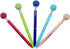 Gullor 5PCS Diamond Ball Retractable Ballpoint Pen, Bling Metal Pens, Multicolor Set