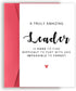 Thank You Card for Leader, Funny Thank You Card for Boss, Great