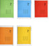 SUPVOX 10pcs Colorful A4 Hanging File Folders, Mixed Color Suspension File Holders for Organizing Documents