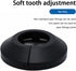 Fit 2.48" Outer Diameter Flange Water Pipe Cover, Black PP Plastic Escutcheon Collar for Wall Pipe Decoration