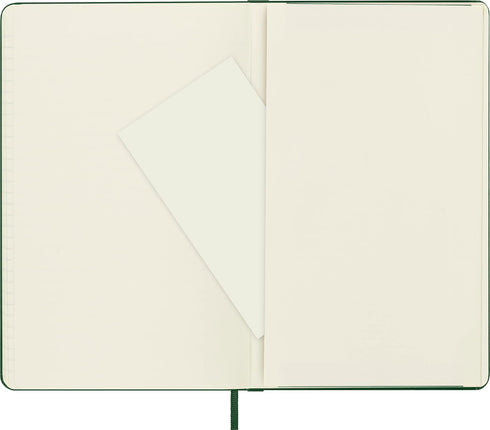 Moleskine Classic Notebook, Hard Cover, Large (5" x 8.25"), Ruled/Lined, Myrtle Green, 240 Pages