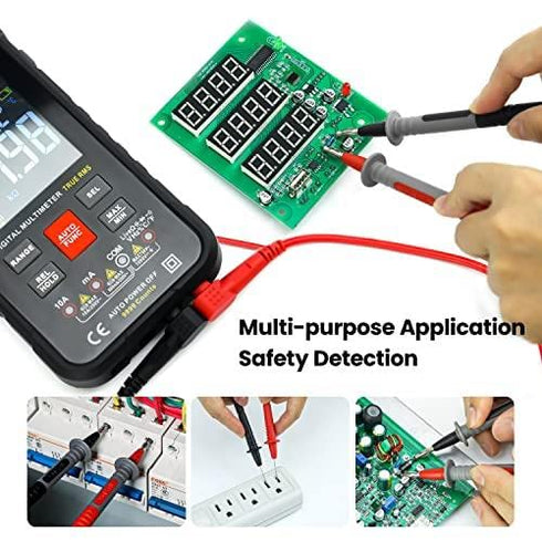 KAIWEETS 23PCS Multimeter Test Leads Kit, Replaceable Precision Probes Set, Alligator Clips for Digital Electrical