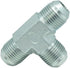 1 Piece Hydraulic 5/8" JIC (7/8"-14) 37° Flare Union Tee, JIC Male x JIC Male x JIC Male T Adapter