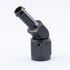 Black Aluminum 45 Degree Female AN6 to 5/16" Swivel Hose Barb Fitting, 6AN to 5/16 inch Barb