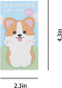 MINGSEECESS 6 Packs Cute Animal Cartoon Sticky Notes Self-Stick Memo Pad Sets for Pet Lovers Women Girls