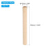 PATIKIL 3/8 Wooden Dowel Pins, 200 Pcs M10x100mm Hardwood Pegs for Crafts, Furniture, Door Art