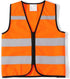 High Visibility Kids Safety Vest, Toddler Reflective Vest for Cycling & Running, Orange XS
