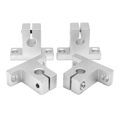 Linear Rail OD 8mm, 200mm 2PCS Optical Axis Linear Rail Shaft Rod with 4PCS Guide Support and 4PCS SC8UU Bearings