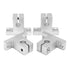 Linear Rail OD 8mm, 200mm 2PCS Optical Axis Linear Rail Shaft Rod with 4PCS Guide Support and 4PCS SC8UU Bearings
