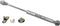 Berta 2-Pack 10 Inch 100N/22 LB Hydraulic Soft Open Gas Springs for Cabinets, Furniture, and RV Platforms (Silver)