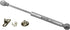 Berta 2-Pack 10 Inch 100N/22 LB Hydraulic Soft Open Gas Springs for Cabinets, Furniture, and RV Platforms (Silver)