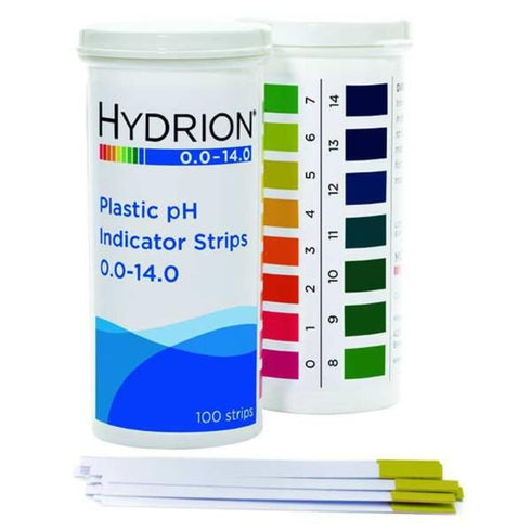 MicroEssential Micro Essential Lab 9800 Plastic pH Test Strips, 0.0 - 14.0 pH
