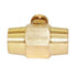 Joywayus Brass Push Button Check Valve Switch 1/4" NPT Female Thread Shut-off Valve.