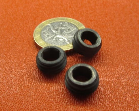 Generic Set 7/16"-20 .219" 10 Black Oxide Alloy Steel Hollow Lock Jam Screws x Length pcs