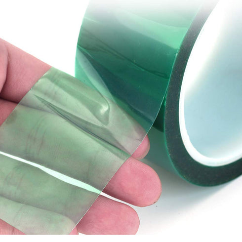 MISSYOUNG Green Polyester Thermal Adhesive Tape for Epoxy Resin Molding, High Temperature Masking Tape (2 in x 108 FT)