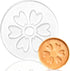 Flower Router Template Round Acrylic Router Template for Woodworking Drawing Inlay Templates