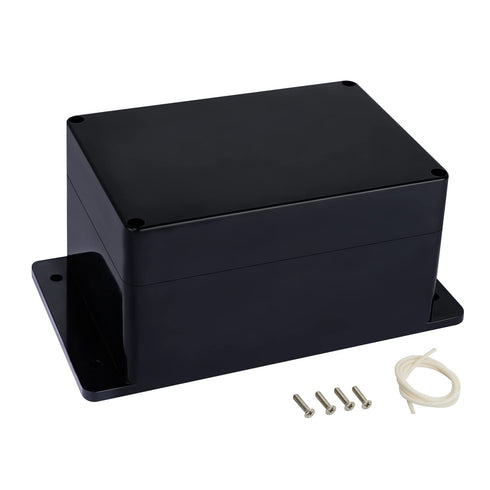 Junction Box IP65 Waterproof Dustproof ABS Plastic Universal Electric Project Enclosure, Black 6.3x4.3x3.5 inch
