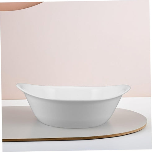 VICASKY Portable Oval Face Wash Basin - Stackable Cleaning Tub for Home and Salon