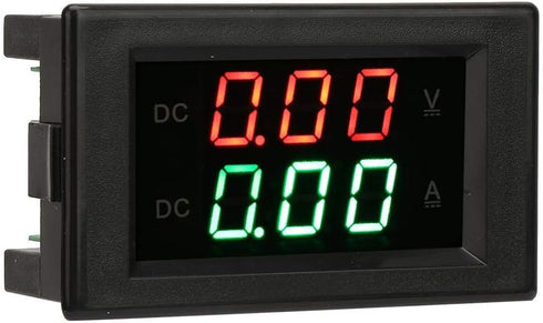Ampere Meter, YB4835VA DC0~100V 20A Dual Display Integrated Voltage Ampere Meter Used to Monitor The Voltage of The Battery by Walfront