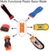 100 EHDIS Plastic Razor Blades PCS Double Edged Blade for Safety Glass Scraper and Plastic Razor Scraper Tool to Remove