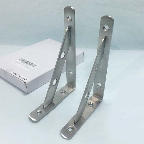 6x4 Inch (1 Heavy Duty Shelf Bracket, l Brackets, Shelf Support Corner Brace Joint Right Angle Bracket