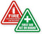 decals 3" Fire Extinguisher | First Aid Kit on Board Vinyl | Sticker
