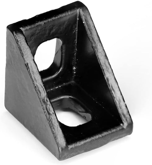 20Sets Black 2020 Series Aluminum Extrusion Profile Connector Set, 20Pcs Corner Brackets with T-Nuts