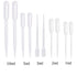 Yesallwas Plastic Pippets Dropper 1ml 100Pcs, Large Pipette Dropper for Lab Measuring and Distributing Liquid