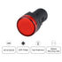 uxcell 2Pcs Red Indicator Light AC/DC 110V - 22mm Panel Mount for Electrical Control Panel, HVAC