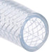 uxcell PVC Tubing 3/4 Inch X 3.3 Ft Clear Braided Flexible High-Pressure Hose