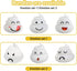 Karlak 3 Pack 3 Cute Poop LED Touch Night Emotion Night Lamp for Kids Toddler Baby Nursery Brightness Adjustable
