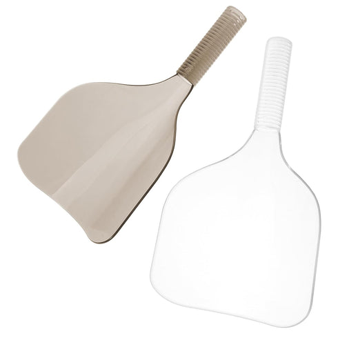 NOLITOY 2pcs Hairdressing Shield Handle Barber Salon Face Cover for Hair Coloring