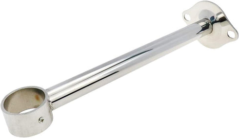 Ceiling-Mount Bracket, Wardrobe Pipe Bracket Rod Holder for 32 to 33mm Rod, 250mm Length, 2pcs