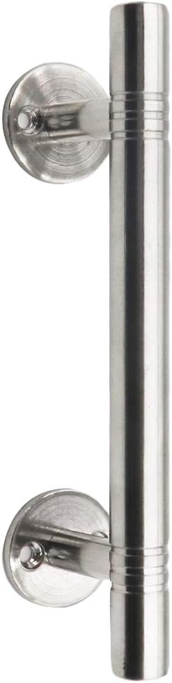 Stainless Steel Sliding Barn Door Handle, Heavy Duty Solid Pull Handle - 4"/102mm Hole to Hole Distance
