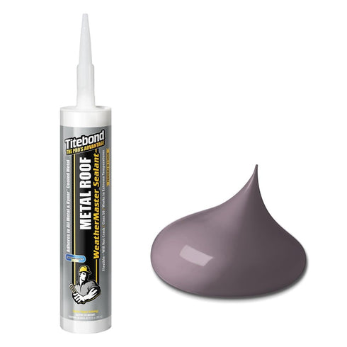 Titebond WeatherMaster Sealant 61361, Metal Roof, Bronze, 10.1-Oz