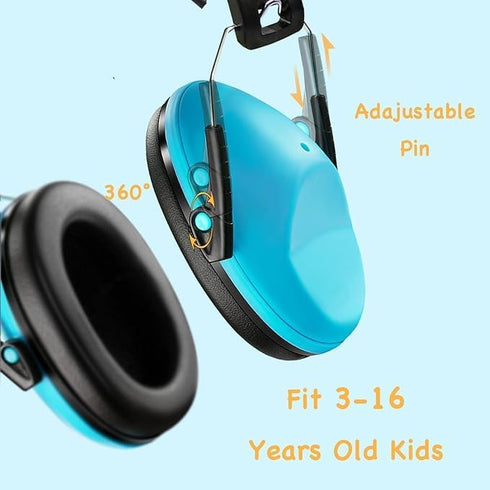 2 Pack Noise Canceling Headphones for Kids, Ear Protection Earmuffs for Autism, Sound Proof for Concerts