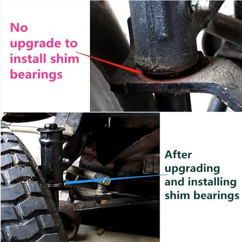 DEEG Replacement Riding Lawn mowers Parts Front Wheel Bearing kit Compatible John Deere M123811 AM127304 M143338 9040H