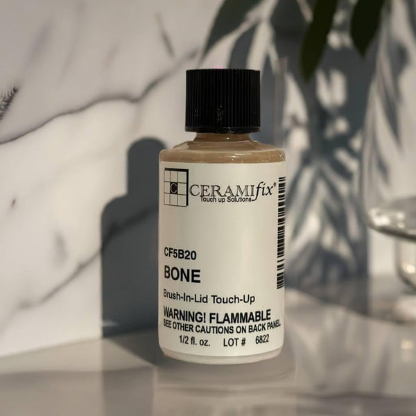 Ceramifix .5 oz Bone Touch Up Paint for Tile, Appliances, and More