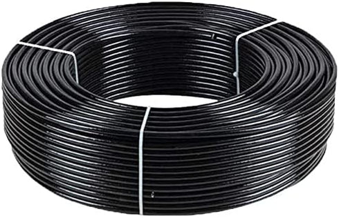 50 FT Pneumatic Air Line, 1/4 OD Nylon Tubing, 1/4 Inch Air Brake Tubing for Fluid Transfer