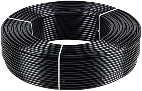 50 FT Pneumatic Air Line, 1/4 OD Nylon Tubing, 1/4 Inch Air Brake Tubing for Fluid Transfer