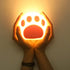 ZXKYZR8 Cat's Claw Night Light Study Room Modern Simple and Warm Creative Bedroom Table Lamp Led Decoration Monochrome