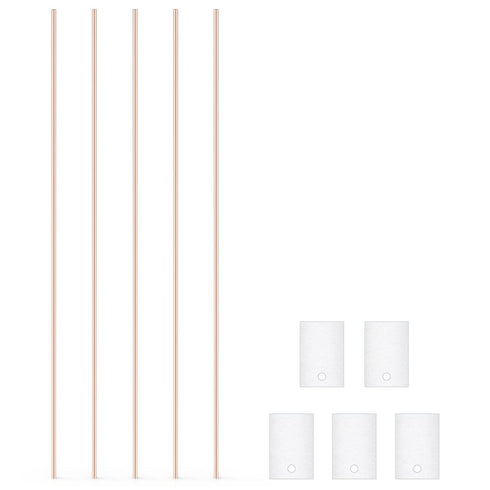 stonylab 5 Pack Magnesiu Plate, 99.99% 1 * 10 * 15 mm Magnesiu Anode Flat Metal Foil Electrode for Cell Lab Research