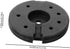 Metal Lamp Base Weight for Desk and Floor Lamps Round Heavy Loader for Stable Table Floor Light Stand Rust Resistant
